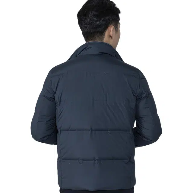 依文 简约纯色舒适羽绒服 男款