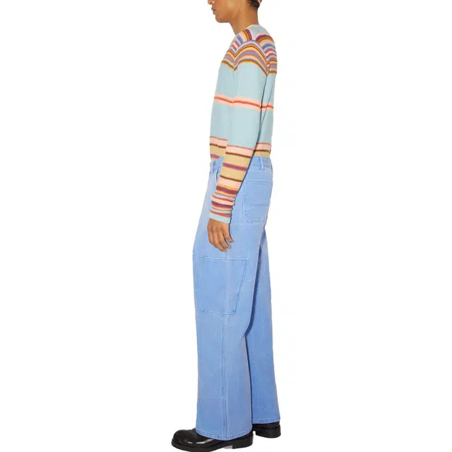 Acne Studios FW23 Patch Canvas Trousers Face