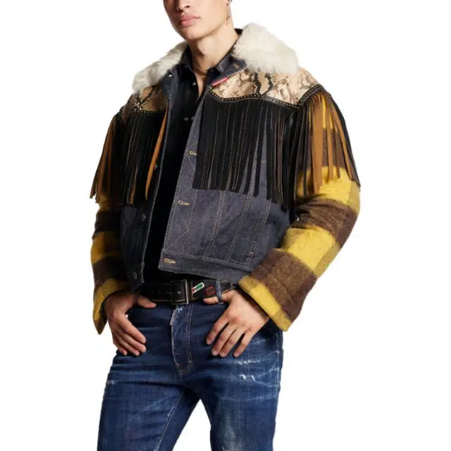 DSQUARED 2 Western Mesh-Up Jean Kaban