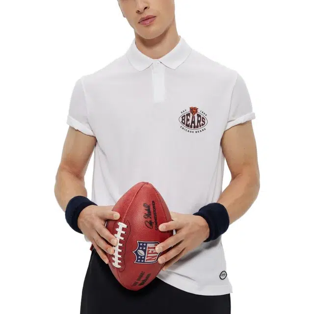 HUGO BOSS Cotton-Piqu Polo Shirt With Collaborative Branding Polo