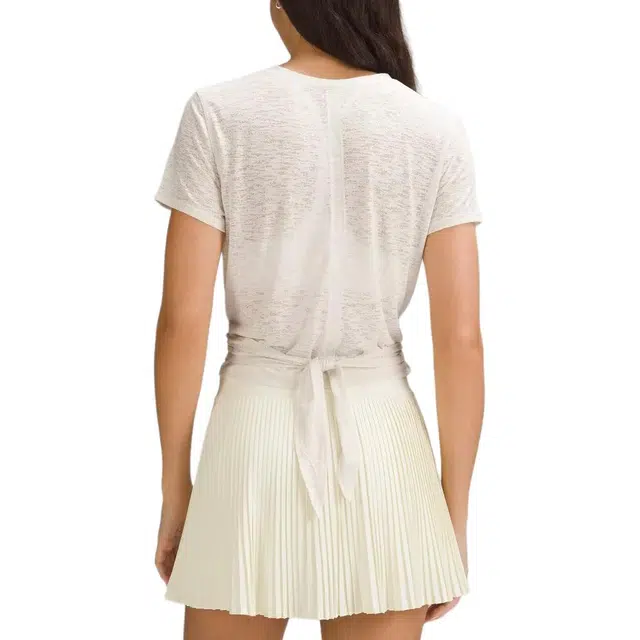 lululemon Tie-Waist Breathable Short-Sleeve Shirt T
