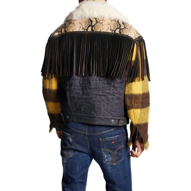 DSQUARED 2 Western Mesh-Up Jean Kaban