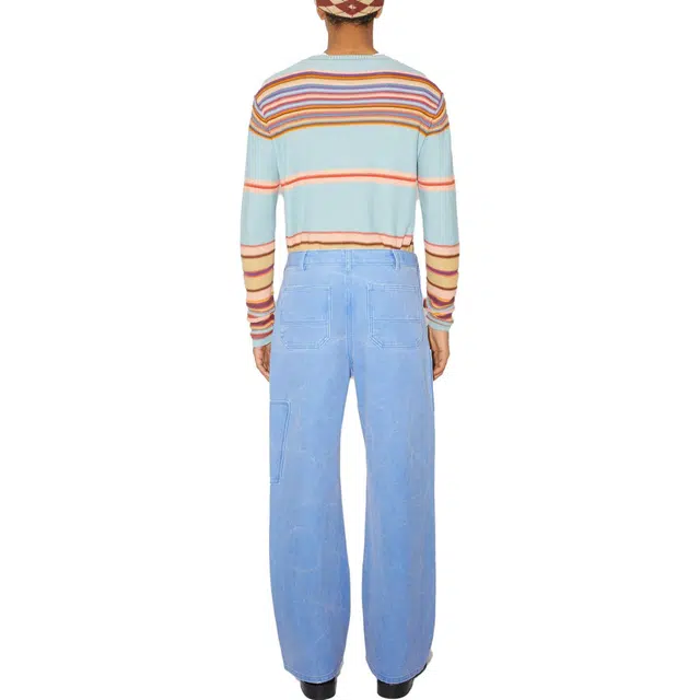 Acne Studios FW23 Patch Canvas Trousers Face