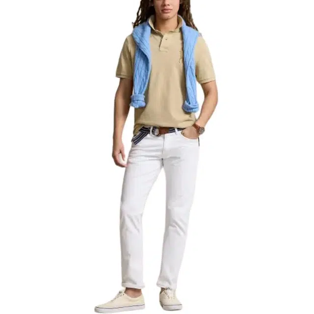 Polo Ralph Lauren Classic Fit Big Pony Mesh Polo Shirt LogoPolo
