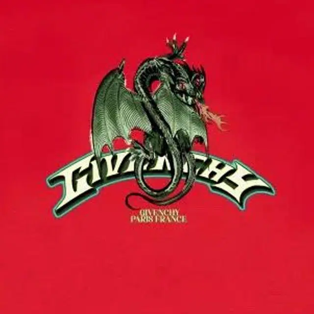 Givenchy SS24 Dragon Logo T-Shirt Red