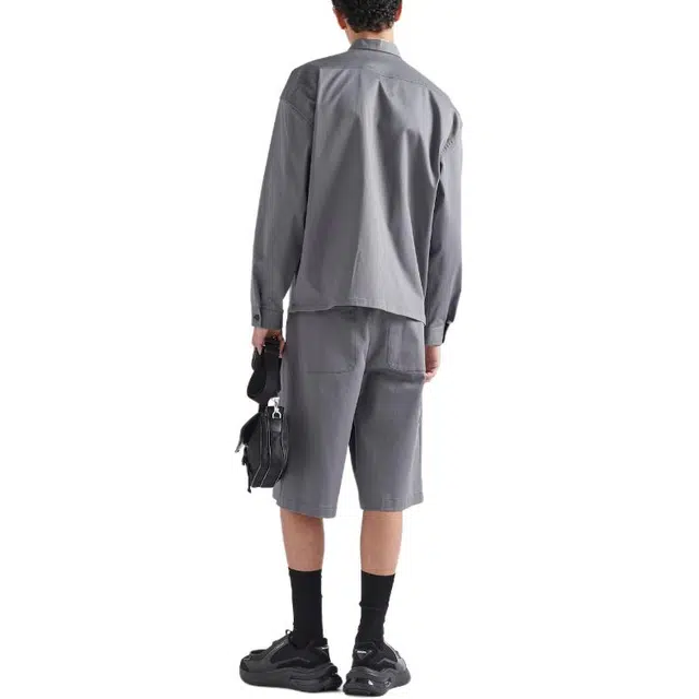 PRADA Stretch Cotton Bermudas