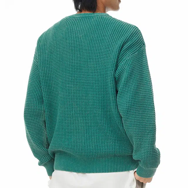 【dme】 纯色慵懒风时尚百搭圆领针织纯棉毛衣 男女同款
