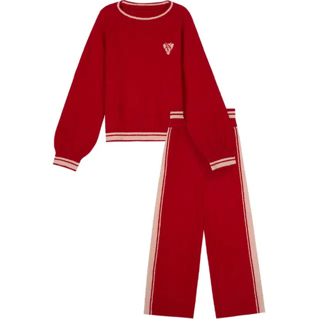 Victoria's Secret The Mix Pajama Set Red