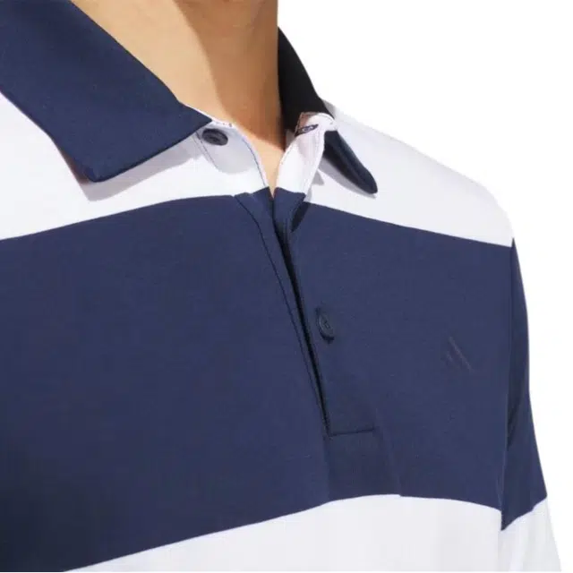 adidas Colorblock Rugby Stripe Polo Shirt Polo