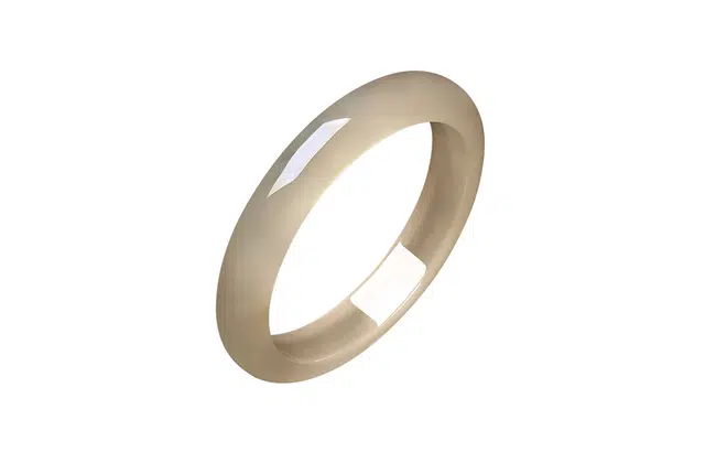 周六福 香槟灰宽条新中式国风女友纪念日 玉髓 手镯 女款