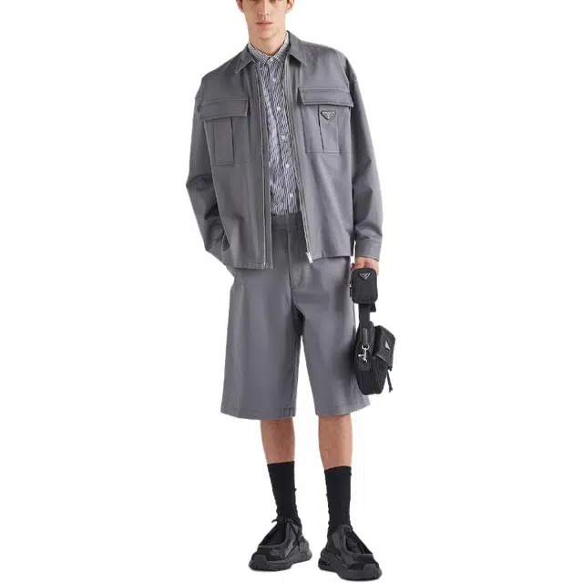 PRADA Stretch Cotton Bermudas