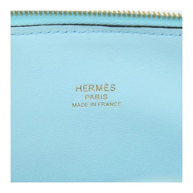 HERMES Bolide 1923 Mini Mysore U2 Bleu Zephyr