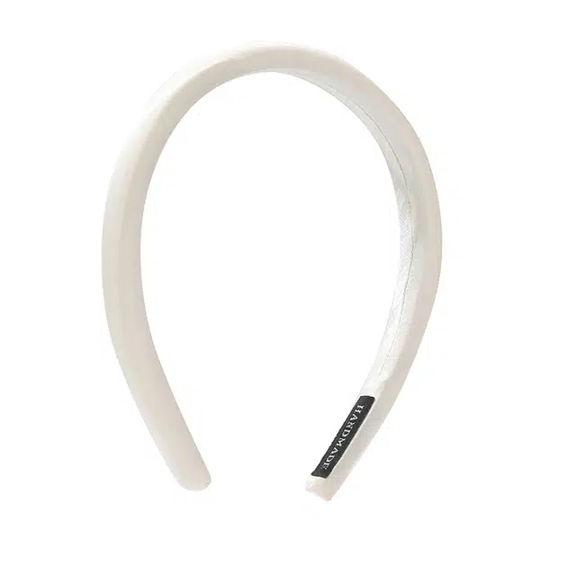 如花梦 在逃公主珠光缎面细边 气质海绵高颅顶 韩版日常 布艺 发箍 女款