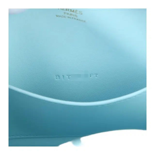HERMES Bolide 1923 Mini Mysore U2 Bleu Zephyr