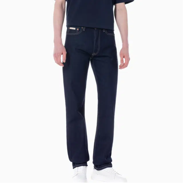 Calvin Klein Jeans Straight Leg Denim Deep Blue