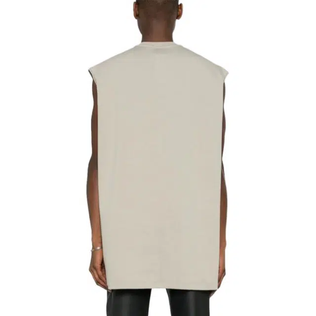 Rick Owens RO SS24 Sleeveless Tee Light Brown