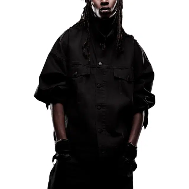 Fear of God Essentials Denim Jacket Jet Black