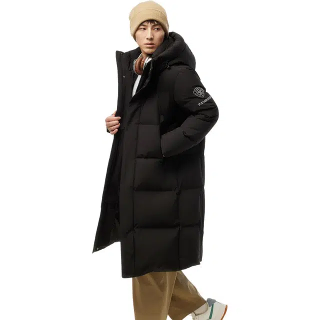 坦博尔 长款加厚休闲运动防风保暖羽绒服 男女同款