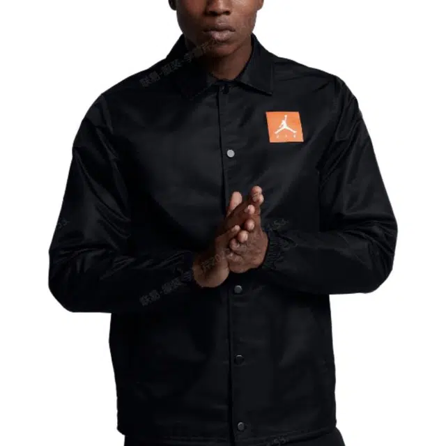 Jordan Coaches Jacket Black