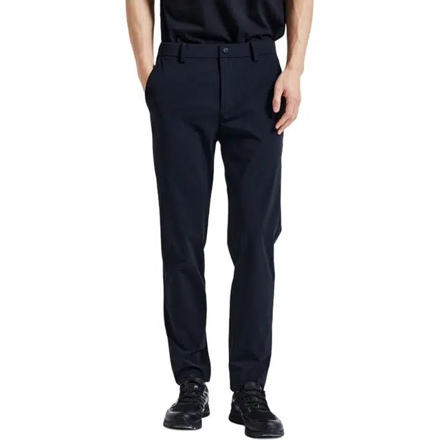 迪柯尼 中腰百搭舒适纯色直筒休闲裤 男款