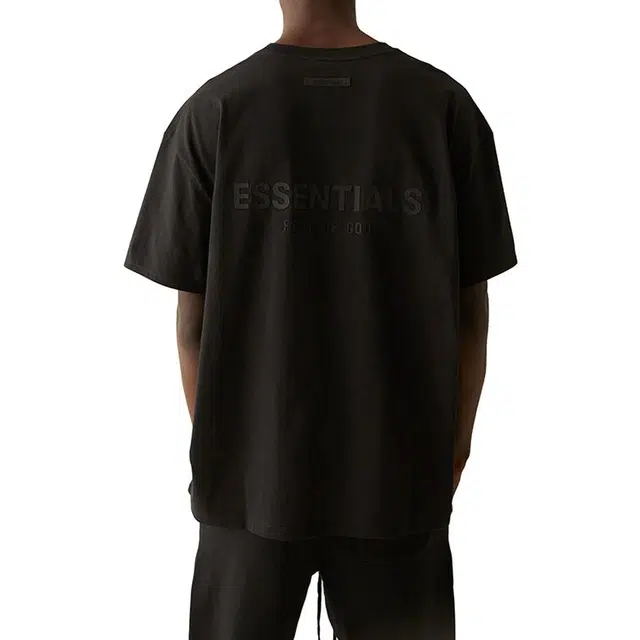 Fear of God Essentials SS21 Short Sleeve Tee Stretch Limo Black LogoT