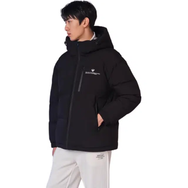 坦博尔 连帽加厚拉链羽绒服 男款