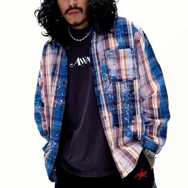 Jordan x Awake NY Plaid Shirt