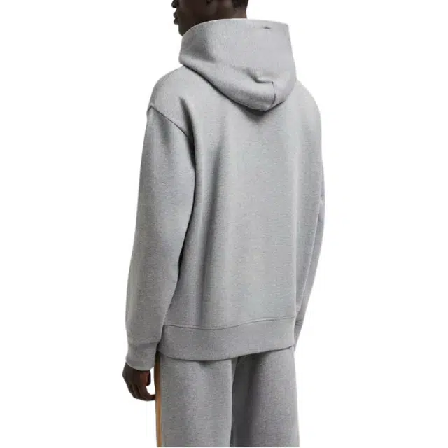 Moncler Logo Hoodie Gray