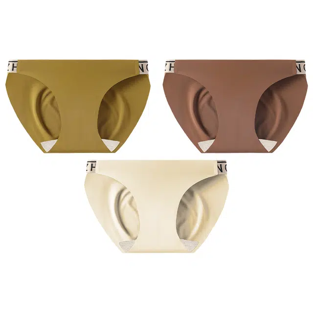 二三二三 无痕纯欲高开叉瑜伽健身不夹臀内裤 女款 组合装