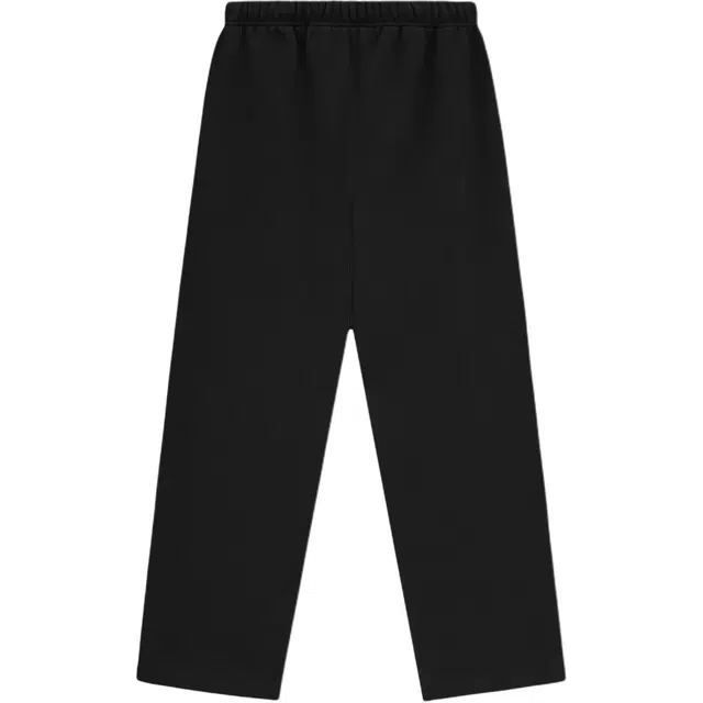 Fear of God Essentials Fall24 BACK TO SCHOOL Fleece Relaxed Sweatpant Logo BLACK