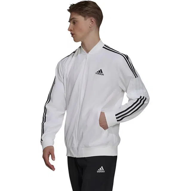 adidas Logo Woven Jacket White