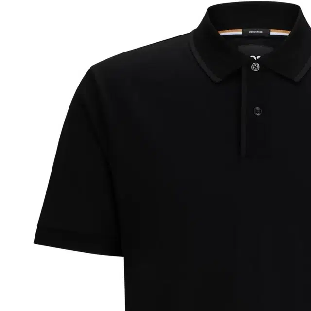 HUGO BOSS Mercerised-Cotton Polo Shirt PoloPolo