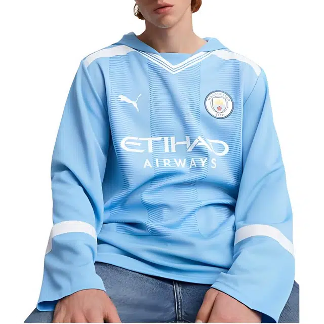 PUMA Manchester City Oversized Winter Football Jersey