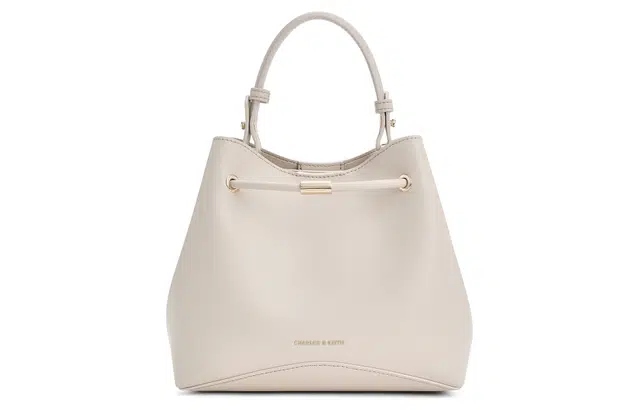 CHARLES&KEITH Oat Toffee Shoulder Bag Medium