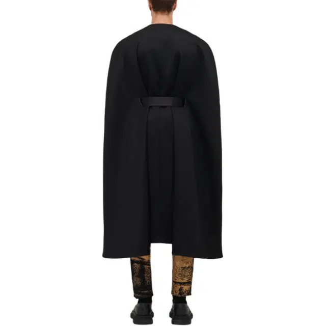 Alexander McQueen Evening Cape In Black