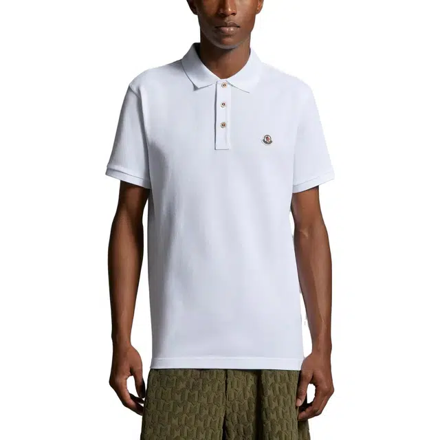 Moncler Logo Patch Polo Shirt Polo