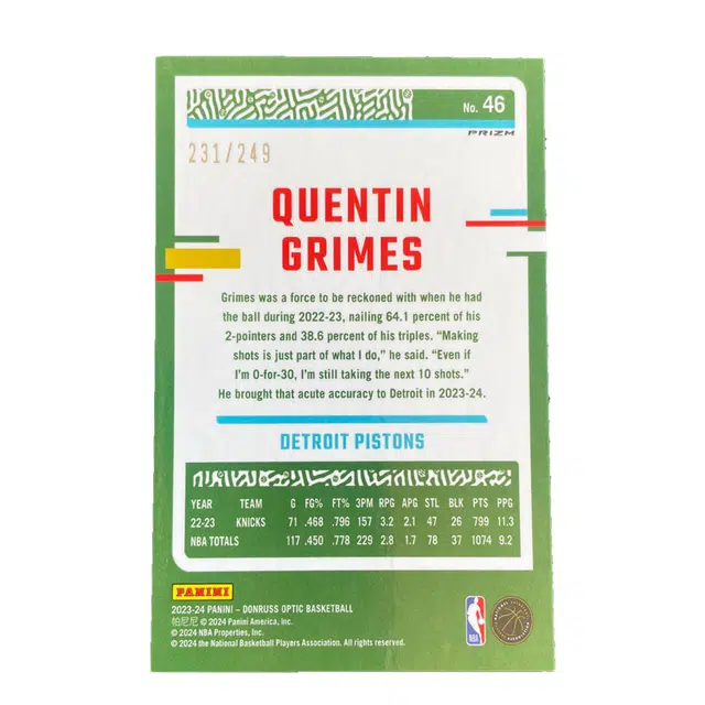 PANINI 2023-24 Op 249