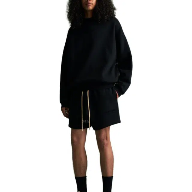 Fear of God Essentials FW23 Sweatshort Jet Black