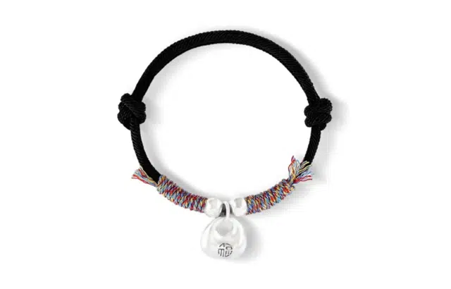 尚银福 万福金安 如意小胖福 新中式国潮传承高级感 本命年民族风五彩缠线手工编绳 织物 手链 男女同款情侣款