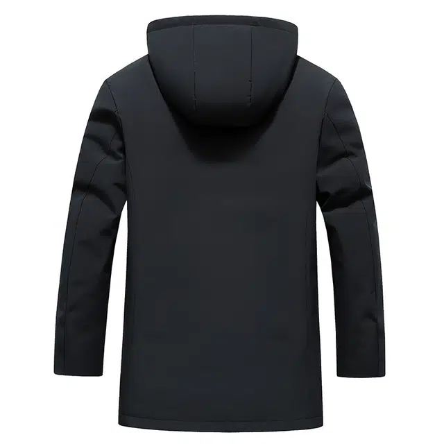 雅鹿 鸭绒保暖商务休闲厚外套中长款外套羽绒服 男款