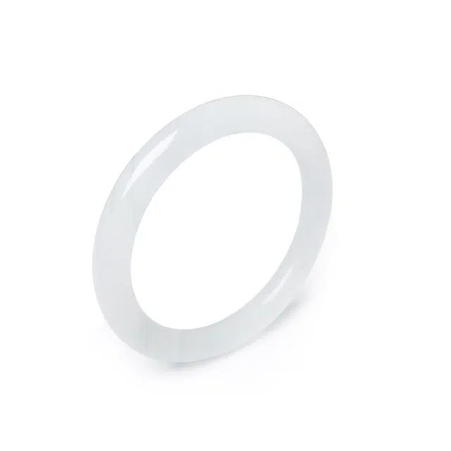 匠锁心玉 白月光美人镯 新中式 国潮国风 轻奢小众 高级 清冷感 天山翠 手镯 女款