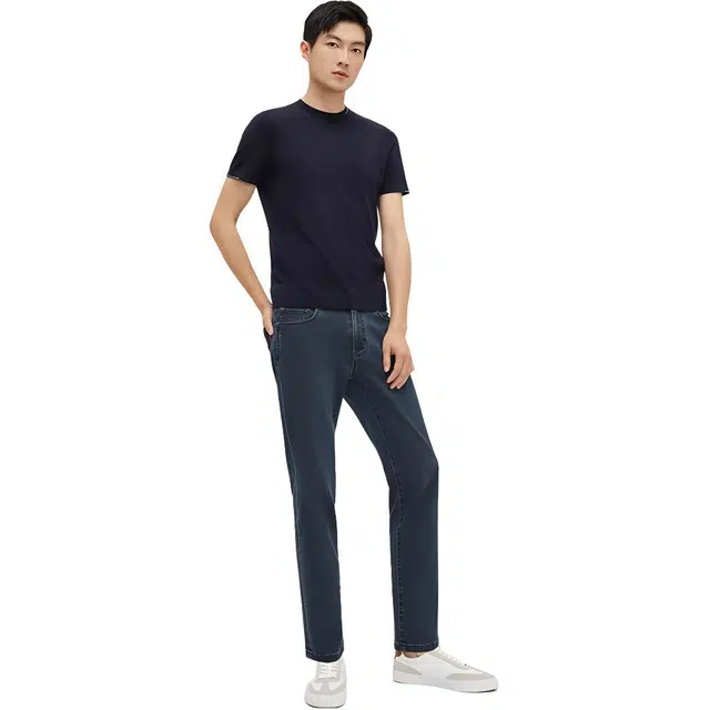 卡尔丹顿 时尚舒适百搭牛仔裤 男款 蓝色