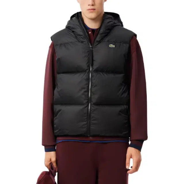 Lacoste Waterproof Vest Black