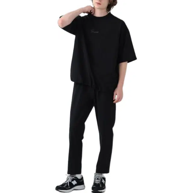 beams Embroidery Short Sleeve T-Shirt T