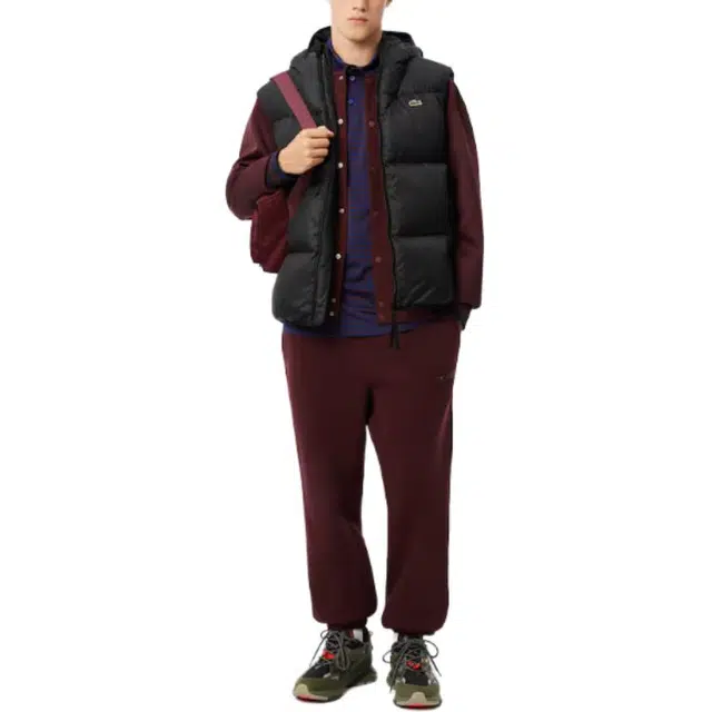 Lacoste Waterproof Vest Black