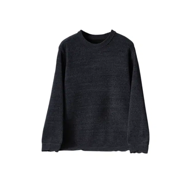 雅鹿 圆领简约舒适长袖保暖上装 男款