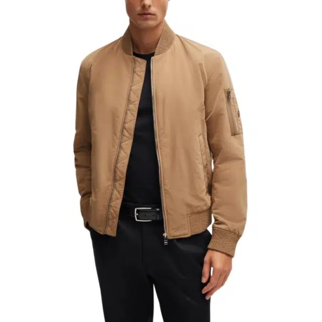 HUGO BOSS Water-Repellent Jacket In A Regular Fit
