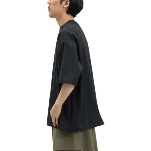 beams Embroidery Short Sleeve T-Shirt T