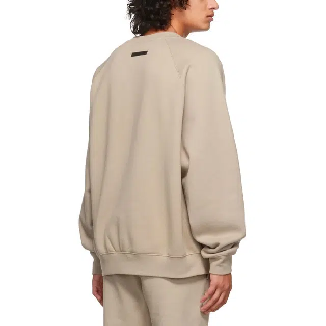 Fear of God Essentials Pullover Crewneck StringTan Logo