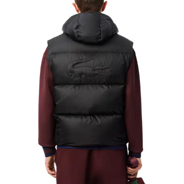 Lacoste Waterproof Vest Black